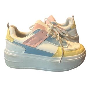 Colorful Women's Platform Sneakers